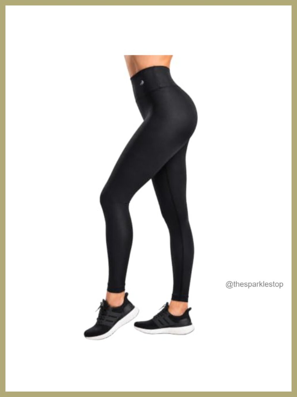 High Waisted Compression Leggings, 4-Way Stretch, Squat-Proof, for Gym, Yoga,